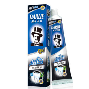 京东PLUS会员： DARLIE 黑人 超白竹炭深洁牙膏 120g *14件