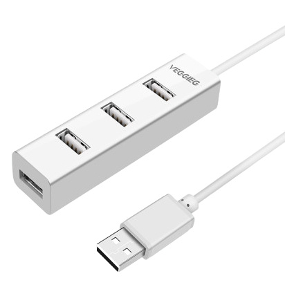 VEGGIEG 唯格 USB2.0 集线器 一拖四 0.2m