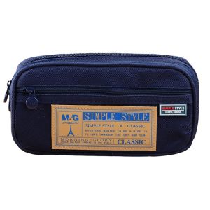 M&G 晨光 APB93598 多功能笔袋 蓝色 *5件