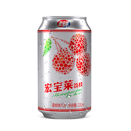 宏宝莱 荔枝汽水 330ml*12罐