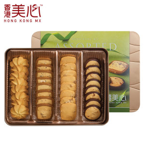 临期好价 香港美心 4口味曲奇饼干 272g礼盒装