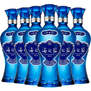 天猫超市 洋河 蓝色经典 42度海之蓝 520ml*6瓶 906元狂欢价