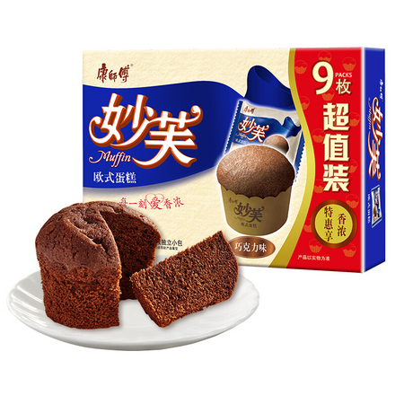 康师傅 妙芙蛋糕巧克力味 432g