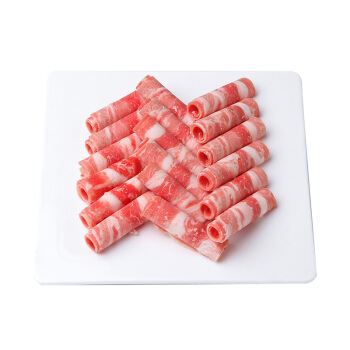 京东PLUS会员：首食惠 谷饲雪花肥牛卷 500g