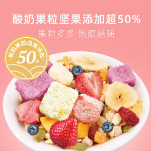 优佳 50%水果酸奶果粒 水果麦片 400g