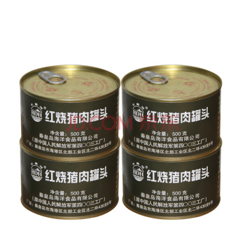 BDH 北戴河 红烧猪肉罐头 178g*4罐