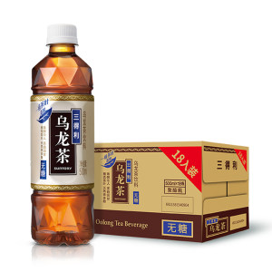 天猫超市 三得利 0脂肪0糖 乌龙茶 500ml*18瓶 拍2箱98元包邮