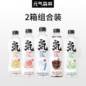 元気森林 0糖0脂0卡 卡曼橘味苏打气泡水 480ml*12瓶 49.9元双11预售到手价