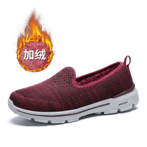 宋丹丹代言 健足乐 中老年秋冬加绒款 飞织老年鞋