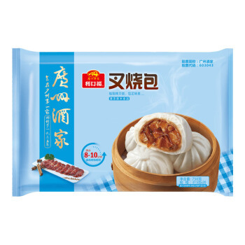 限京津沪：广州酒家 利口福 叉烧包 750g（20个） *7件