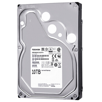 京东PLUS会员：TOSHIBA 东芝 MD06ACA10TV 7200转 256M SATA3 监控级硬盘 10TB