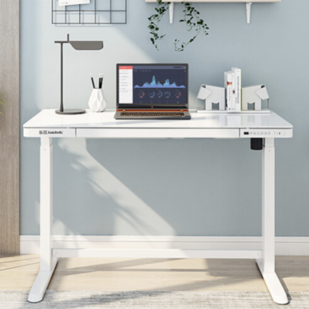 双11预售： Loctek 乐歌 E5 玻璃面电动升降桌 120*60*72cm（支持快充）