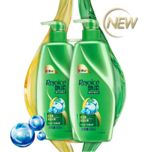 Rejoice 飘柔 滋润去屑洗发水 500ml*2瓶装 *2件