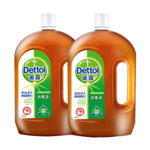 天猫超市次日达 滴露 杀菌消毒液 1.8L*2瓶