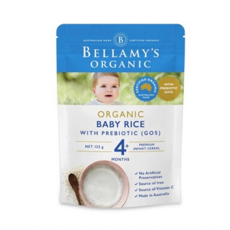 BELLAMY'S 贝拉米 婴幼儿辅食 宝宝有机米粉 125g *5件