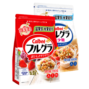 日本销量第一 卡乐比 水果麦片 700g*2袋
