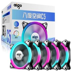 aigo 爱国者 八度空间 C5套装 RGB机箱散热风扇
