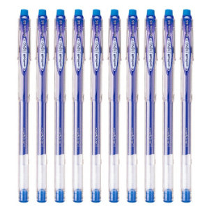 京东PLUS会员： uni 三菱 UM-101ER 可擦中性 蓝色 0.5mm 10支装 *5件