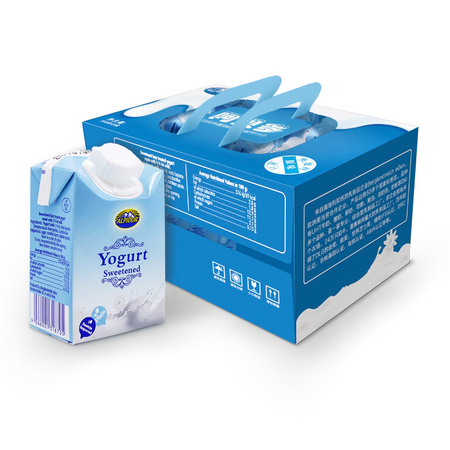 88VIP：阿贝多 原味酸奶牛奶 200g*9盒 *6件