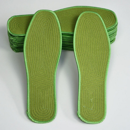 移动专享：紫念花 防滑防臭鞋垫 军绿 10双装