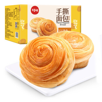 88VIP：Be&Cheery 百草味 手撕面包 *5件