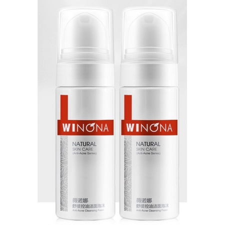 Winona 薇诺娜 舒缓控油洁面乳 50ml*2瓶