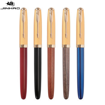 Jinhao 金豪 85 经典钢笔 丽雅黑金夹