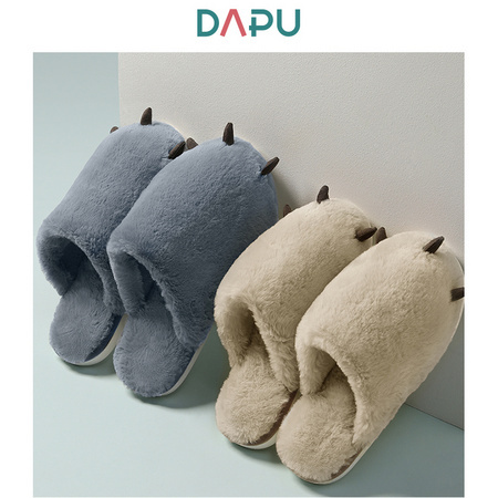 DAPU 大朴 情侣恐龙毛毛拖鞋