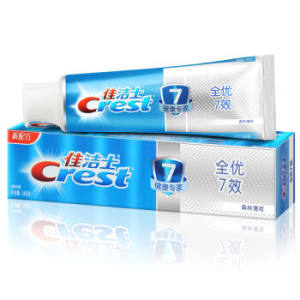 Crest 佳洁士 全优7效 抗牙菌斑 牙膏 140g *12件
