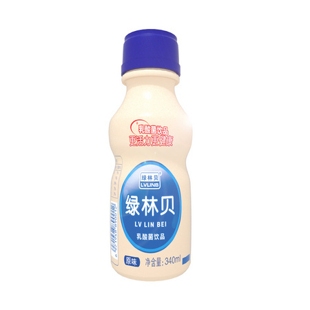 LVLINB 绿林贝 乳酸菌牛奶饮品饮料 340ML*12瓶 *10件