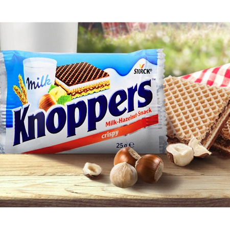 Knoppers 牛奶巧克力榛子威化饼干 25g*24包