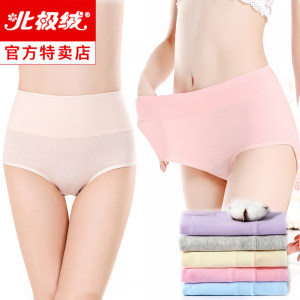 北极绒 A类纯棉女内裤全棉裆
