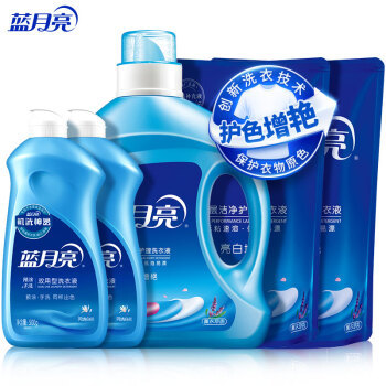 Bluemoon 蓝月亮 亮白增艳洗衣液 10斤套装