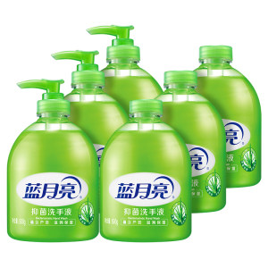 Bluemoon 蓝月亮 芦荟抑菌洗手液套装 （500g×3+补充装500g×3） *2件 +凑单品
