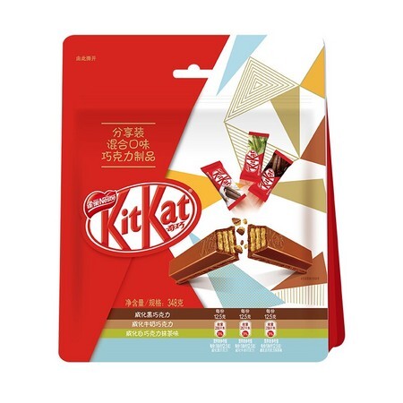 京东PLUS会员：KitKat 雀巢奇巧 威化巧克力大礼包 348g *4件