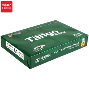 京东PLUS会员： TANGO 天章 新绿天章 A4复印纸 80g 单包装 500张