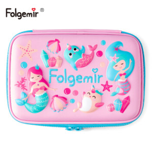 Folgemir 跟我来 EVA浮雕文具盒 美人鱼 大款 *5件