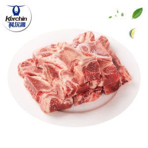 世界肉类组织会员 科尔沁 带肉牛脊骨 500g*4袋