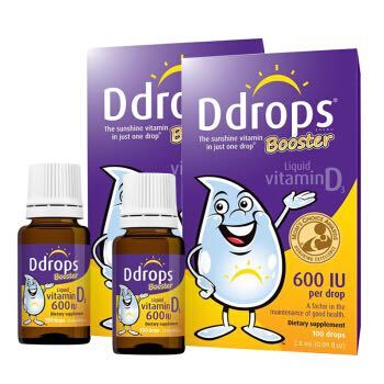 Ddrops 幼儿维生素D3滴剂 600IU 2.8ml *3件