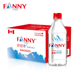 加拿大进口 芬尼湾 冰川饮用水 500ml*12瓶 低氘弱碱水 24.9元包邮