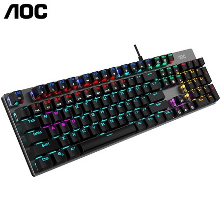 AOC 冠捷 GK410 机械键盘（青轴、混光）