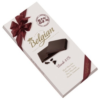 京东PLUS会员：Belgian 白丽人 85%黑巧克力 100g *7件