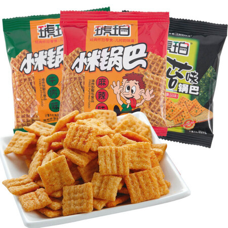 琥珀 小米锅巴 800g （混合口味 25g*32袋）