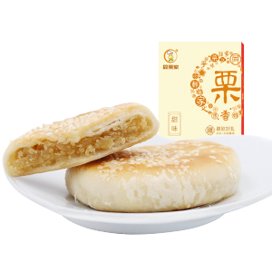 厦门特产 同栗家 板栗饼 132g*4件 回味无穷 拍四件22元包邮