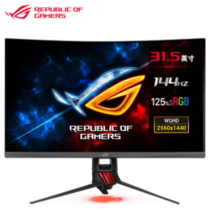 ASUS 华硕 ROG Strix XG32VQ 31.5英寸 VA曲面电竞显示器（2560×1440、144Hz、FreeSync）