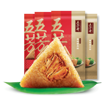 五芳斋 鲜肉粽子 100g*4只