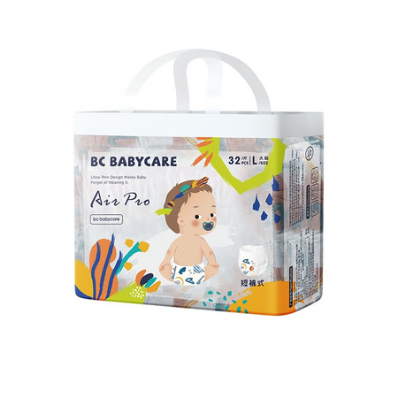 88VIP：BabyCare Air pro 夏季超薄系列 婴儿拉拉裤 L32片 *3件