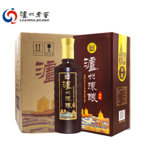 泸州老窖 泸州陈酿 典藏 52度 475ml*6瓶 礼盒装