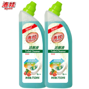 洛娃 有机酸洁厕灵 马桶清洁剂750ml*2