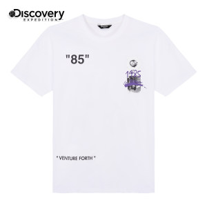 Discovery 2020春夏新款 100%精梳棉 男女休闲T恤